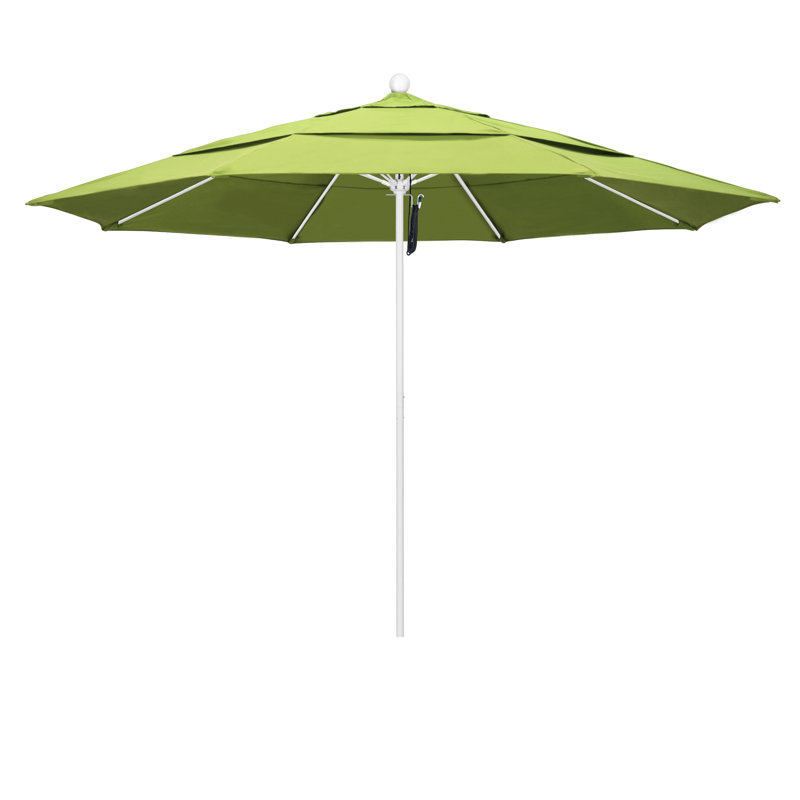 Parasol de marché 11 pi Hibo, Toile Sunbrella® perroquet