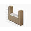 Ensemble de meuble-lavabo double autoportant 93 po avec comptoir en quartz de Carrare, ensemble de 5 pièces et armoires en lin-644619857