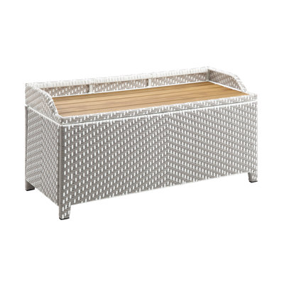 Angelah Tides Wicker Storage Bench