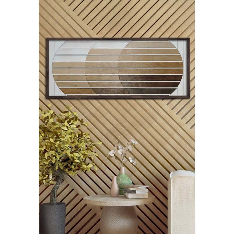 Superbe peinture décorative en panneau de fibres à densité moyenne, 12,9 po x 27,6 po | Cadre 100% bois massif (épaisseur: 0,8 po) | Impression numérique de haute qualité sur panneau de fibres à densité moyenne à 100% (épaisseur: 0,1 pouce) | Décoration murale pour la maison et le bureau