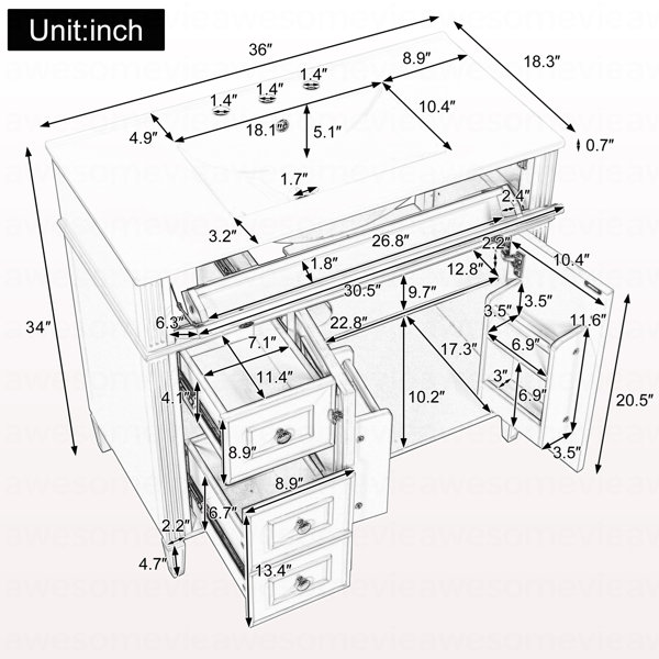 Dimensions du produit