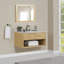 Redbridge 36'' Single Wall Mounted Bathroon Vanity with Quartz Top