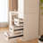 White Computer Desk With 4-in-1 Socket