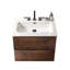 Meuble-lavabo flottant avec lavabo en céramique et trois trous de robinet-5051748