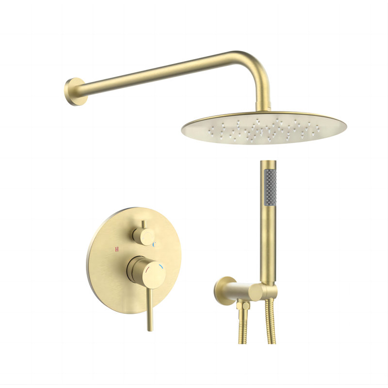 All-In-One Kit with Rough in-Valve, Gold