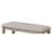Counter Height Dining Stool In Tan/beige Gray, Cushioned Seat And Footrest, Wooden Structure Transitional Bench Beige Wood Frame For