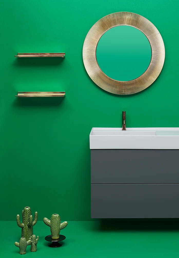 Kartell Shelfish 18" Floating Shelf, Gold