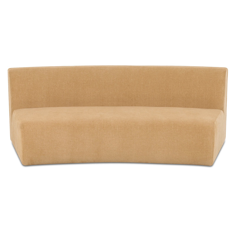 Naomi Concave Sofa Golden Yellow, Yellow