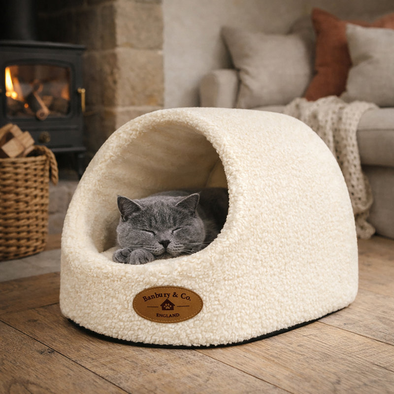 Teddy Boucle Nest Pet Bed