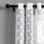 Paire de rideaux transparents texturés à pois-233652248