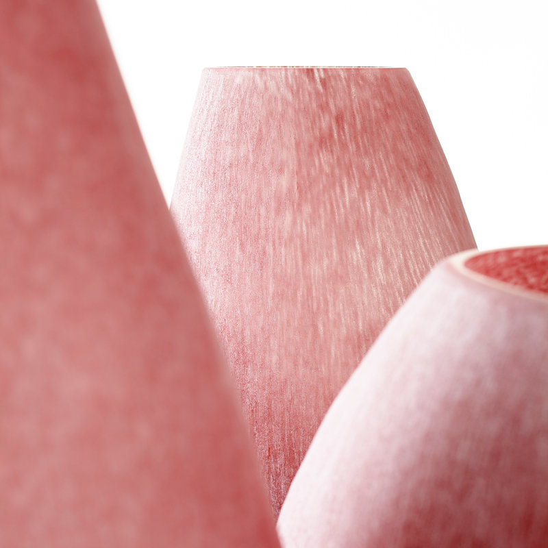 Sands Ceramic / Porcelain Table Vase, 8.5" H x 13.5" W x 7" D