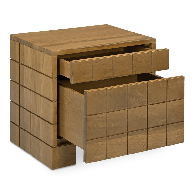 Table de chevet Gia - brun