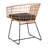 Clavens Indoor/Outdoor Boho Rattan Rope Club Chairs with Seat Cushions-71005284