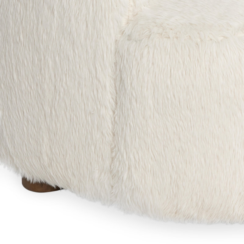 Octavia 2 - Piece Upholstered Corner Sectional, Vanilla Plush 