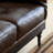 New Solid Wood Mid-Century Straight Living Sofa