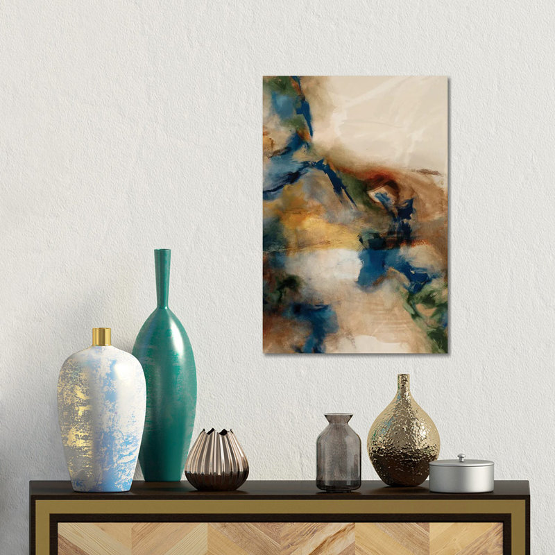 Merge I- Gallery-Wrapped Canvas Giclée, 18" H x 12" W