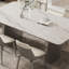 Ensemble de table de salle à manger rectangulaire moderne et luxueux-103235028