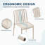 Chaise de salle à manger d'extérieur empilable-268706144