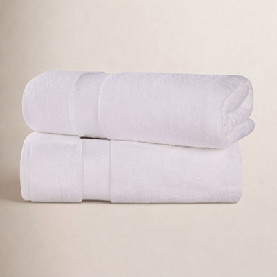 Hamachi 100% Zero Twist Cotton Absorbent 2-Piece Bath Sheet Set