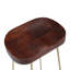 Tabouret de bar Tabouret de bar à hauteur de comptoir pour pub en bois de manguier massif-40812197