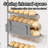 Egg Holder For Fridge Auto Rolling Egg Dispenser Grey