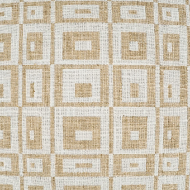 Coussin Cubic, Blanc, Traversin H 14 po x l 42 po