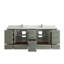 Ensemble de meuble-lavabo double 84 po Aberdeen-94240502-94240504