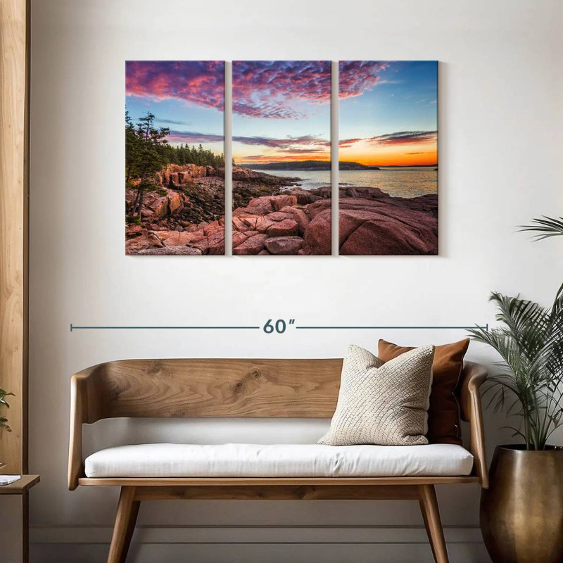 Gillard Acadia Coastal Rocky Beach, H 28 po x l 45 po