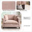 Fauteuil surdimensionné en tissu chenille avec coussin, confortable et durable pour le salon et la chambre à coucher-142600285