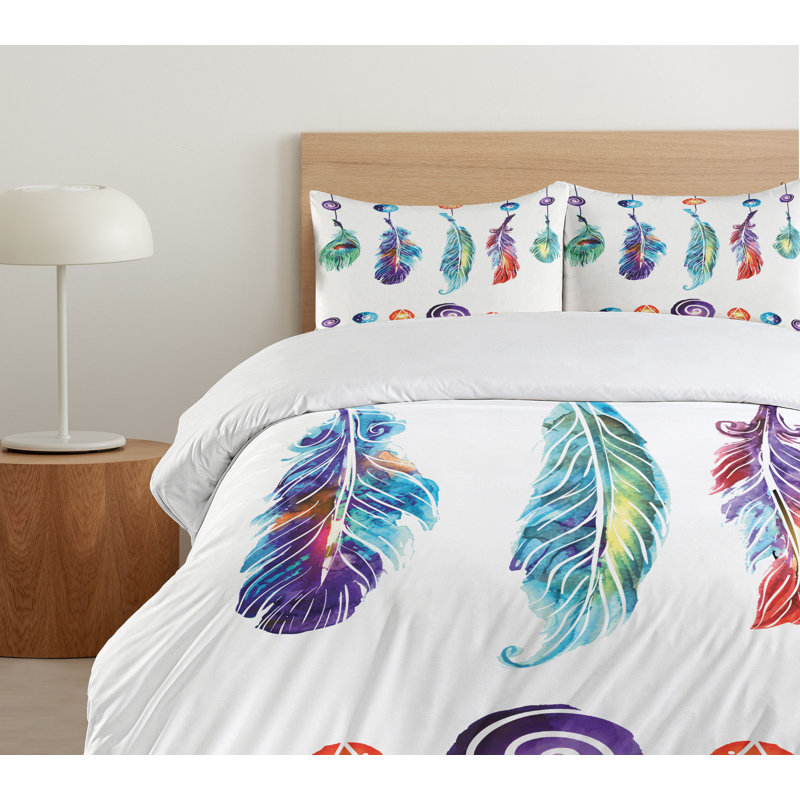 Boho Traditional Polyester Duvet Cover, Twin Duvet Cover