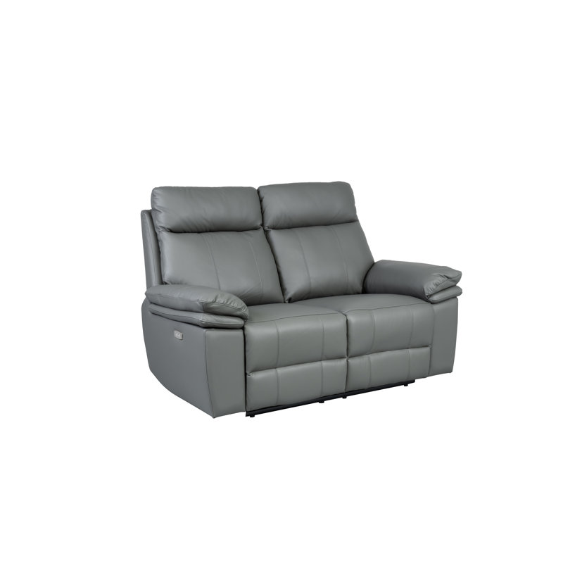 Cooney 2 Seater Electric Reclining Loveseat, Grey