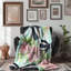 Striped Black Bow - 1 Piece Premium Sherpa Blanket-100679194