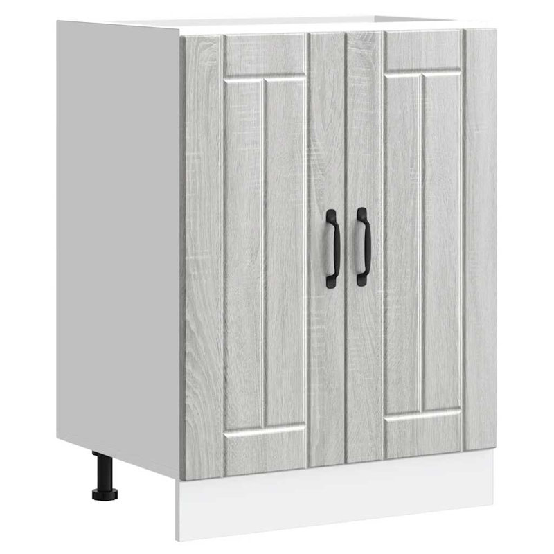Shamisha Sink Base Cabinet, Grey Sonoma
