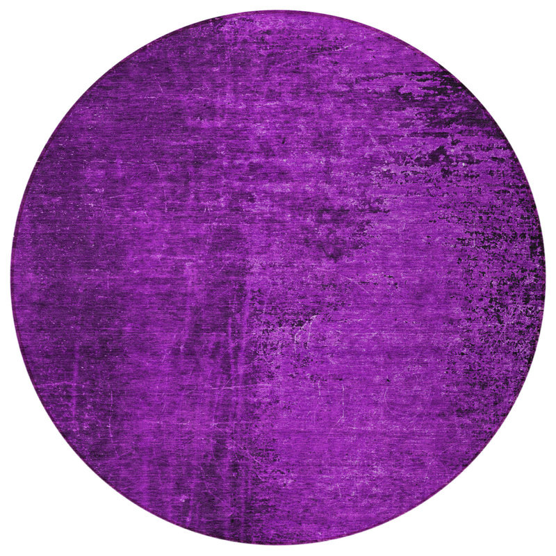 Tapis d'intérieur rond 8 po
