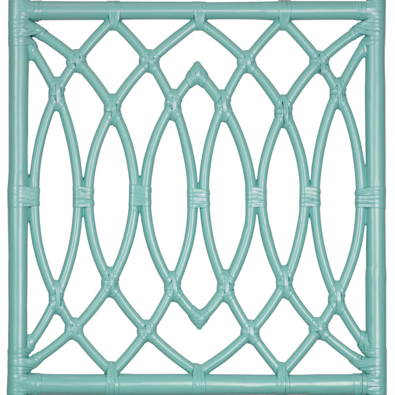 Tête de lit à découpes Haskins, Très grand, Turquoise