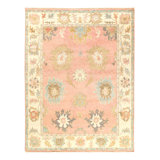 Fine Hand knotted Oushak rug 7'8'' X 10'1''
