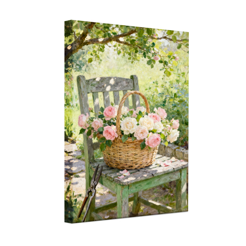 Chaise de jardin Plants & Flowers, H 18 po x l 12 po