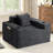 43-inch Compression Accent Chair in a Box – Upholstered Single Sofa with Pillow, Large Bean Bag-25027735