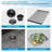 28" L x 18" W Undermount Kitchen Sink Gunmetal Black Sink 16 Gauge Stainless Steel Single Bowl Sink