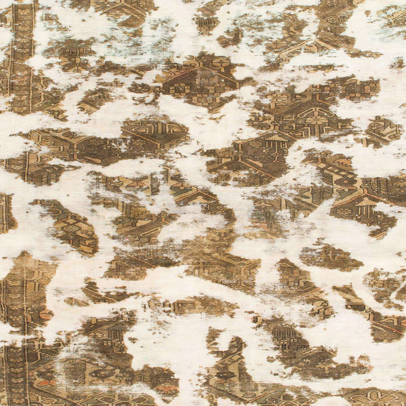 Stanway Wool Abstract Indoor Rug, Square 7'