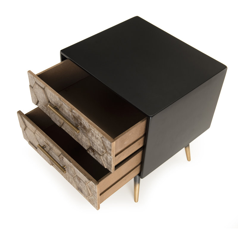 Wickersham 44cm W Bedside Table