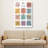 'Self-Affirmation Positive Sticky Notes' Illustration Canvas Print