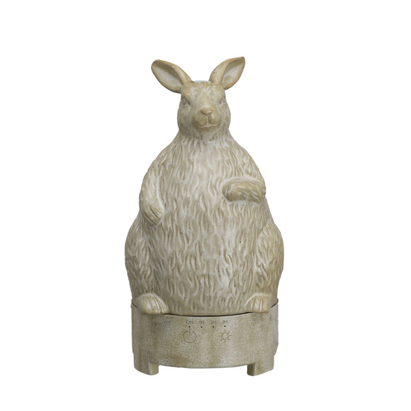 Stoneware Rabbit Oil Diffuser With Timer