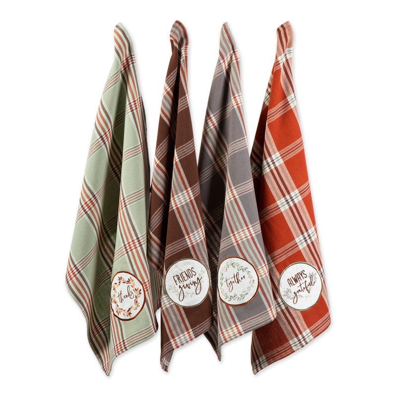 Cotton Plaid Tea Towel Kitchen Towel