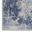 Tapis bleu / crème à motif abstrait Corpuz-1918977302