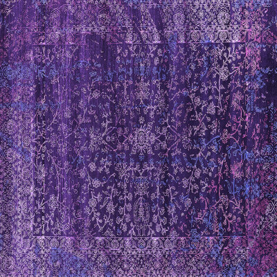 Tapis mauve Mid-Century 2567