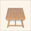 Table basse de patio en bois d'acacia