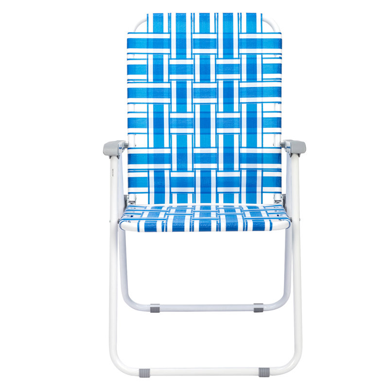 Chaise de plage en plastique Borba Arlmont & Co. Kilner, Bleu