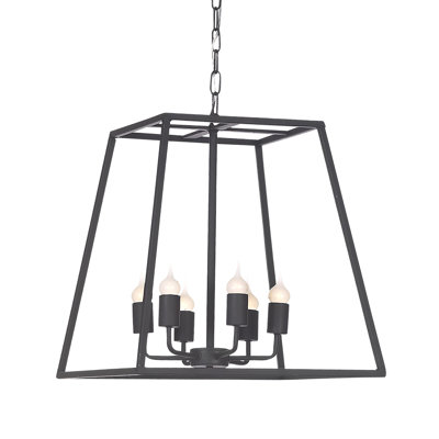 Reno 4 - Light Candle Style Geometric Chandelier