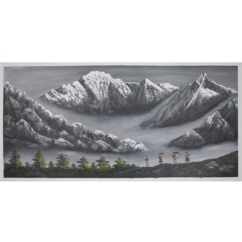 Cervin de l'Himalaya | Huile sur toile